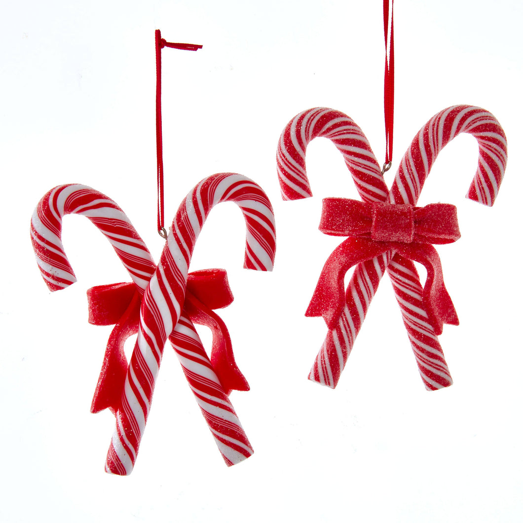 Crisscross Candy Cane Ornaments