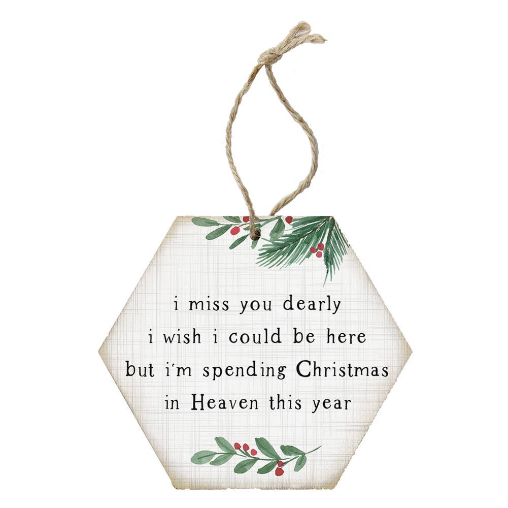 Christmas In Heaven - Honeycomb Ornaments
