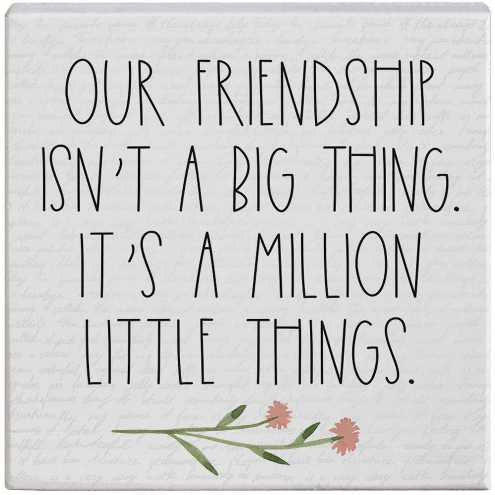 Million Little Things - Gift-A-Block