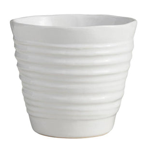 Ivory White Pot Lrg