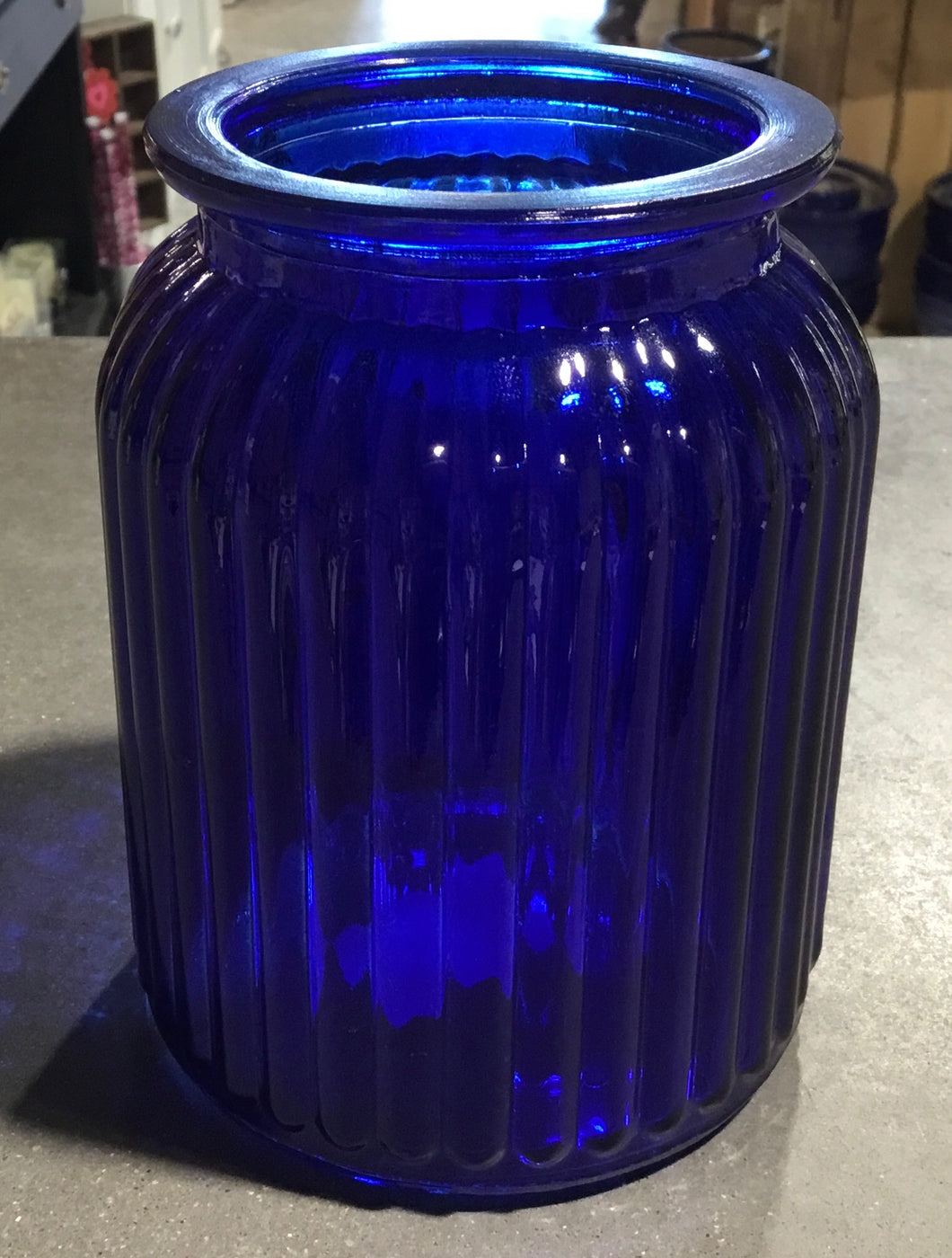 Blue vase