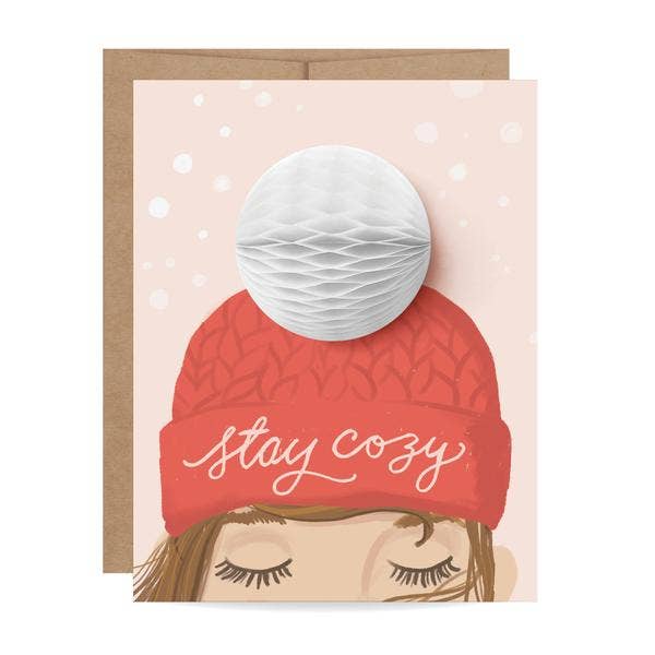 Pom pom pop up card